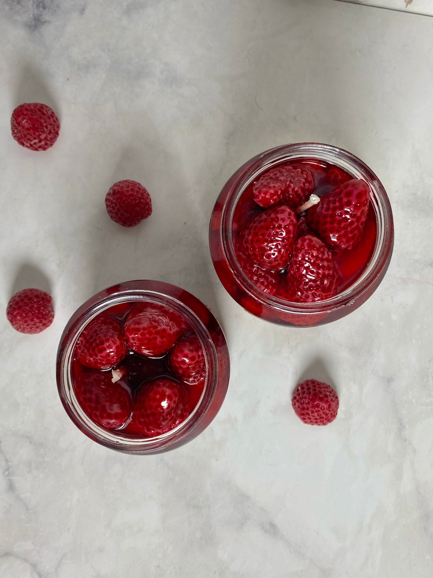 Jar of berries candle (each)