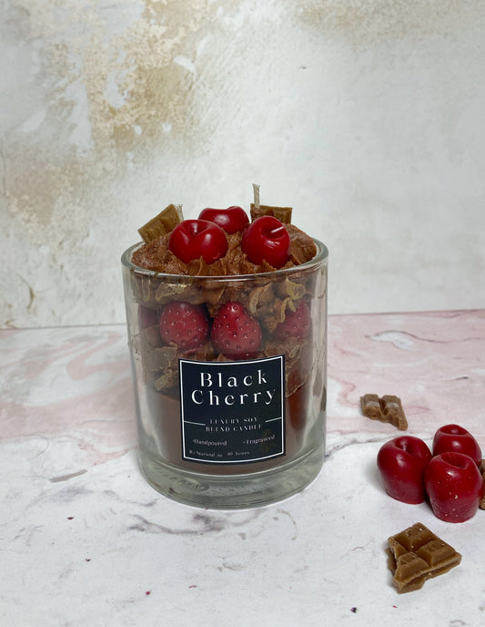 Black Cherry Dessert Candle
