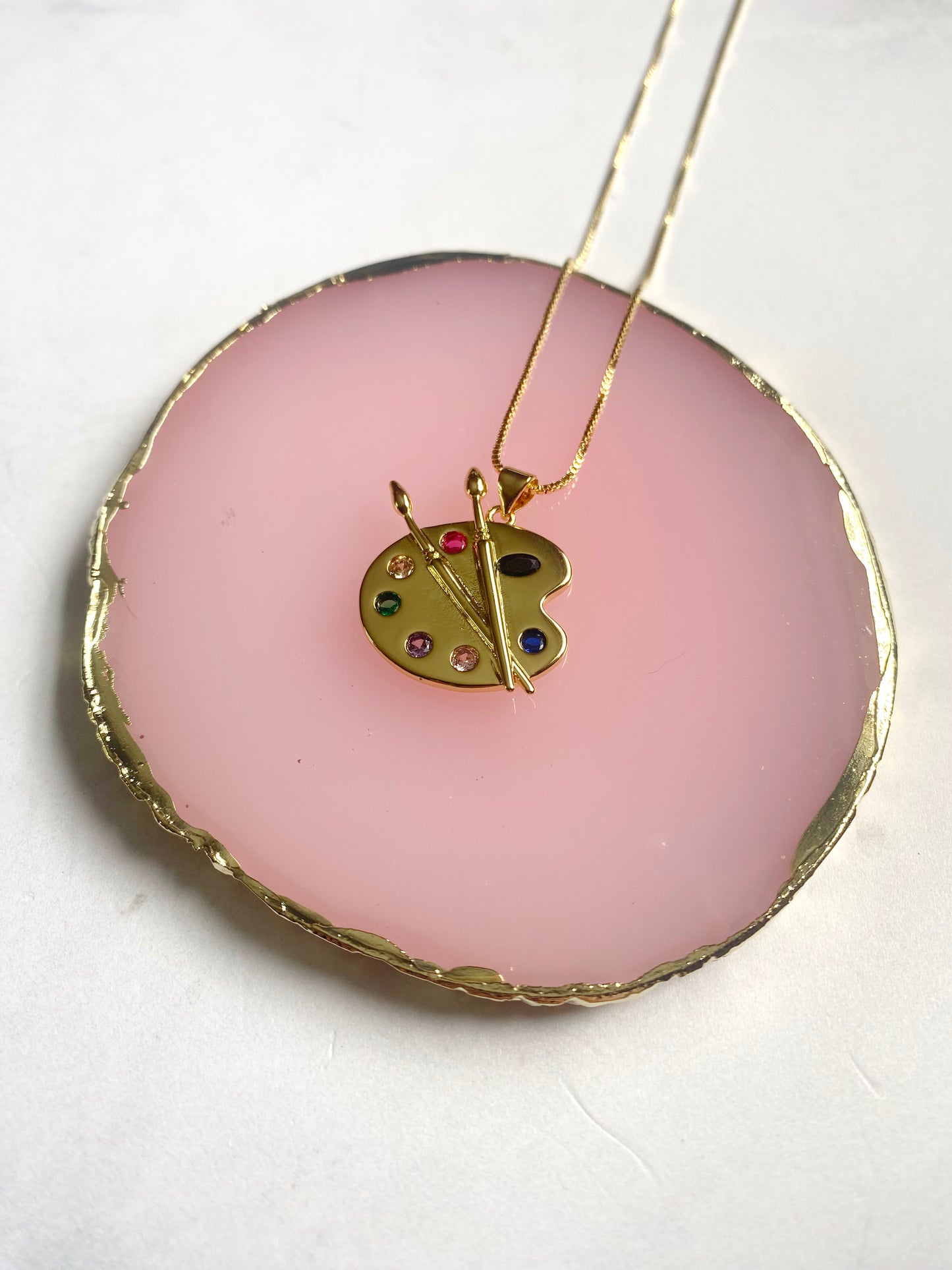 Paint Palette Necklace