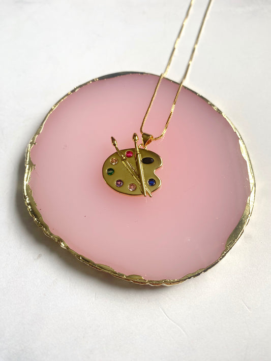 Paint Palette Necklace