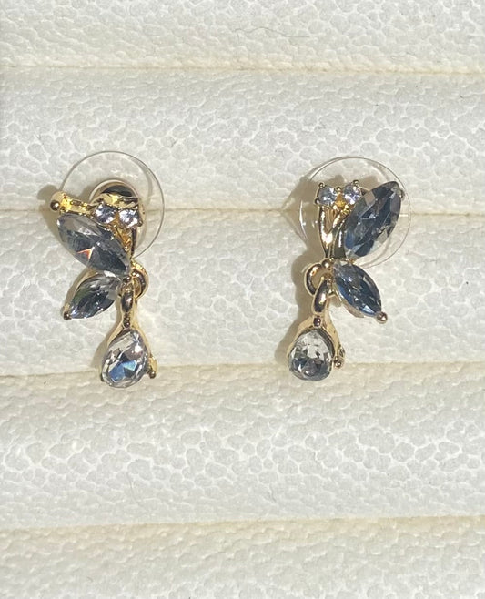 Dewdrop Butterfly earrings