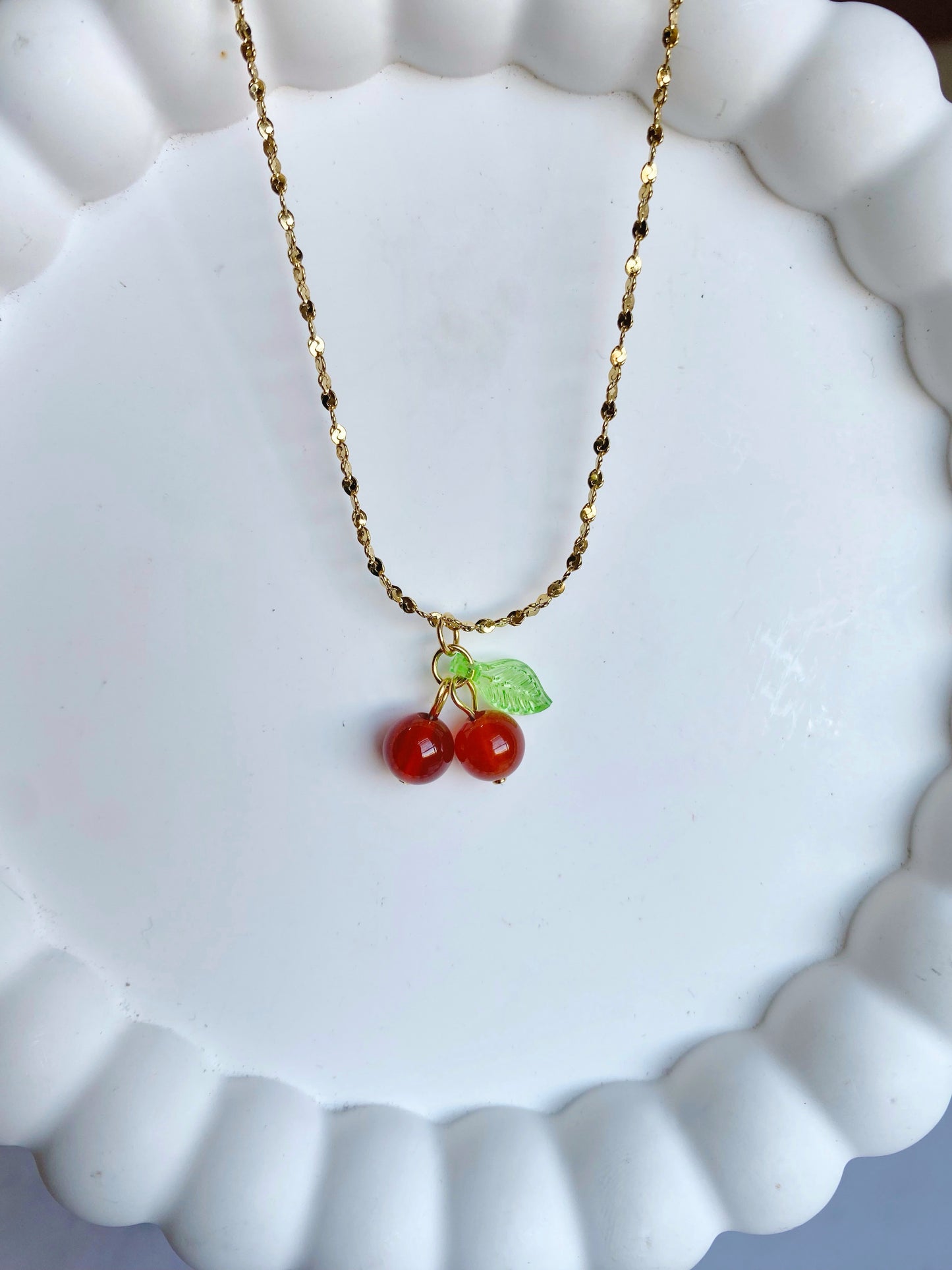 "Cutie Pie Collection" - Cherry necklace